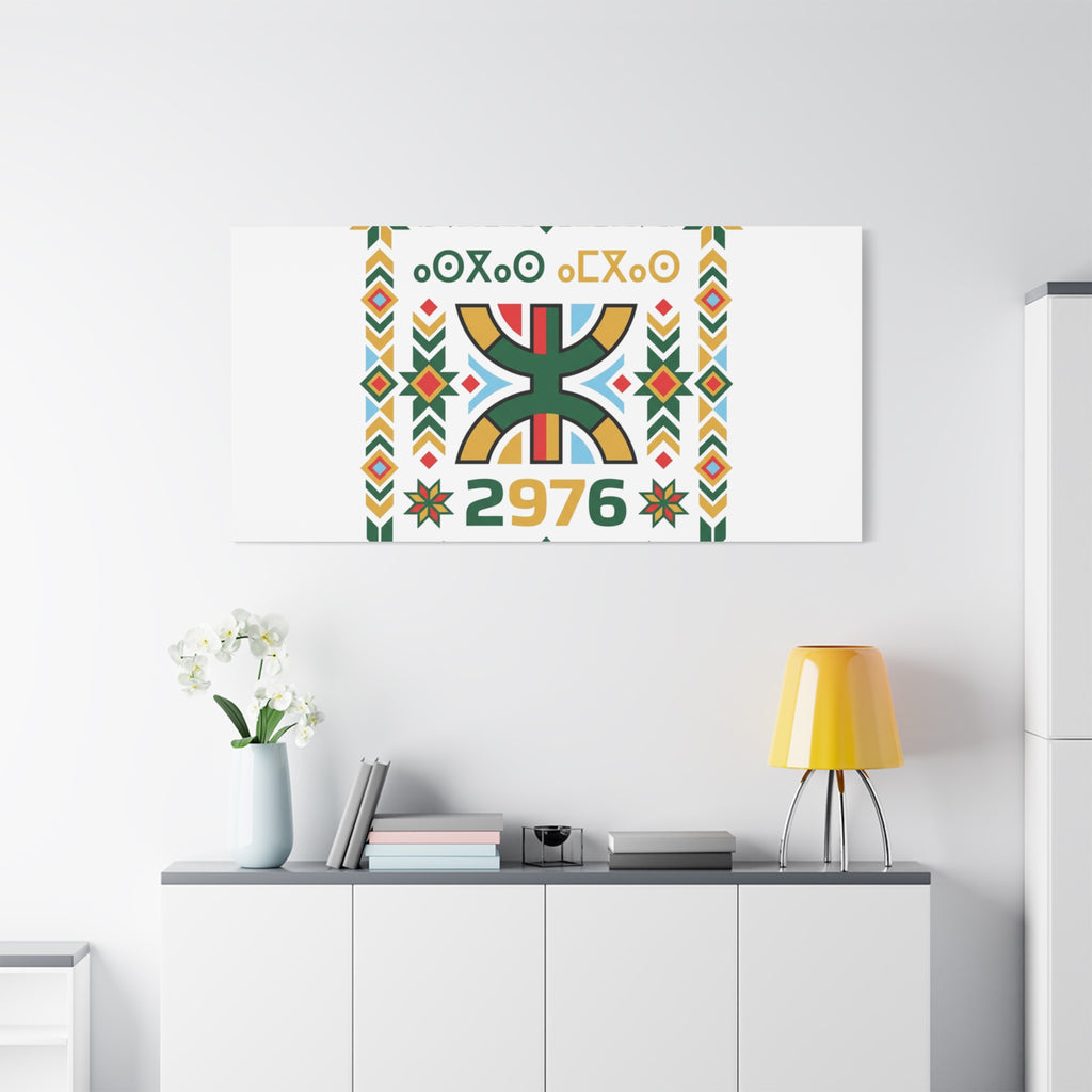 Retro Diner Tile Print Canvas | Vintage Americana, Route-Inspired Neon Menu