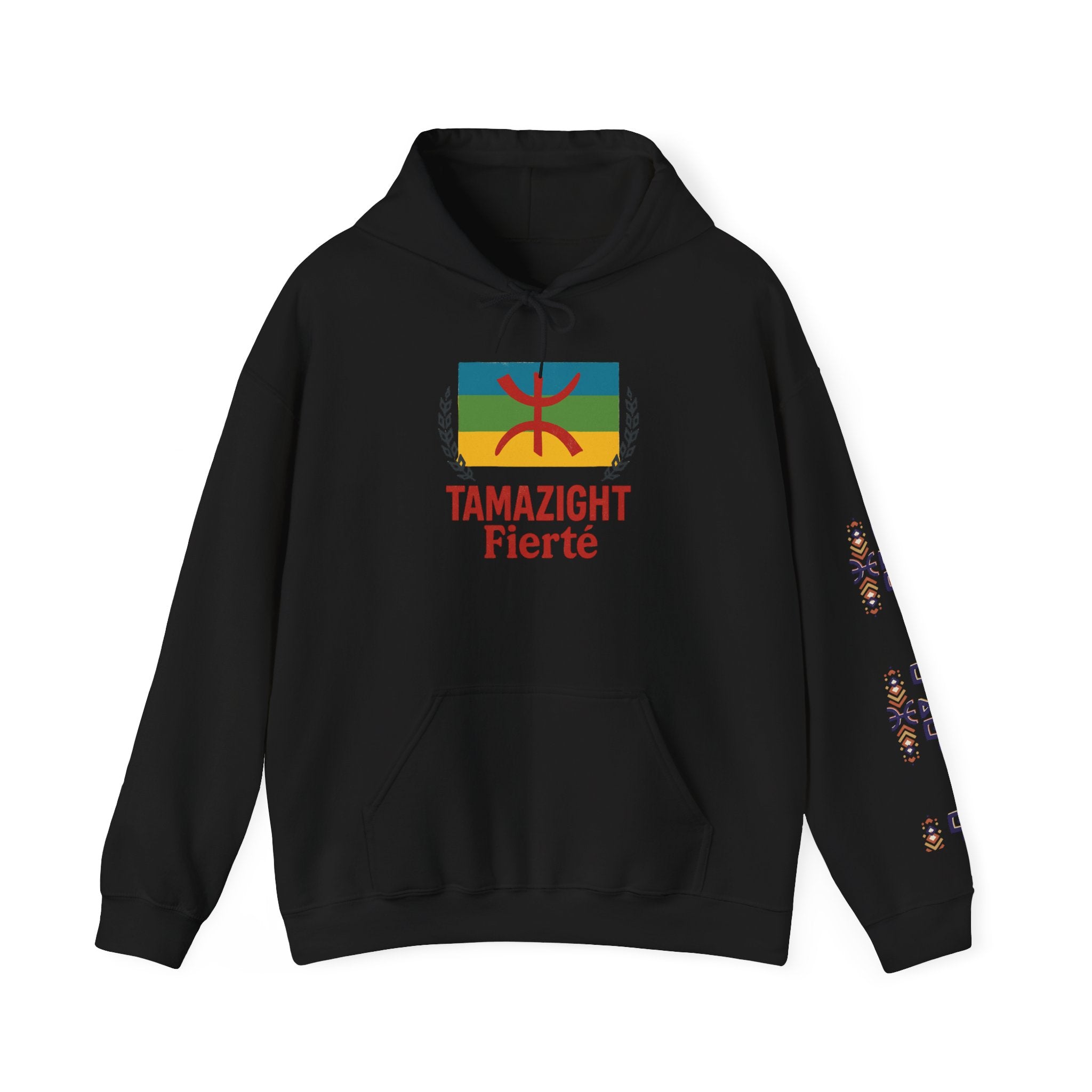 Tamazight Fierté flag hoodie | Tamazight script sweatshirt