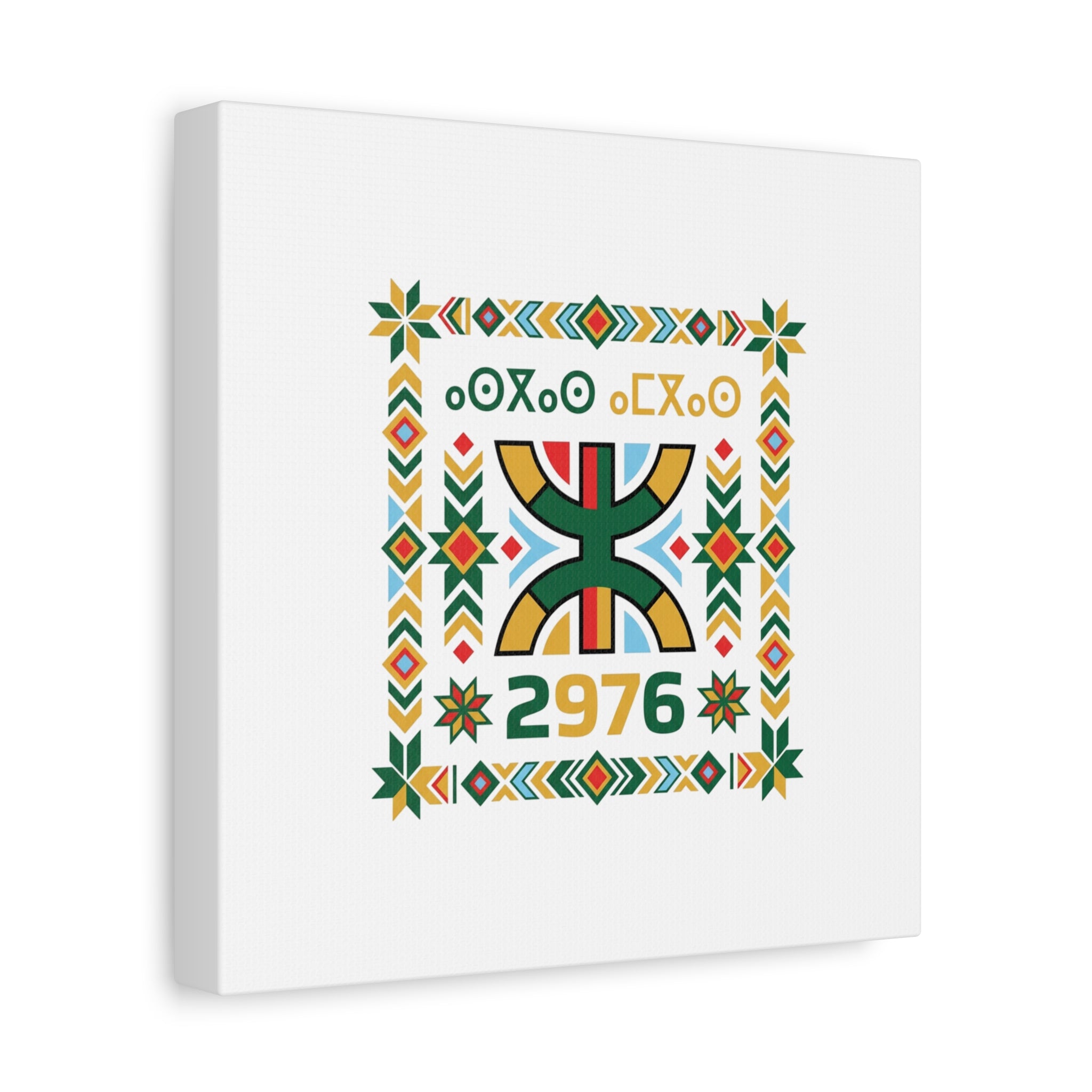 Retro Diner Tile Print Canvas | Vintage Americana, Route-Inspired Neon Menu