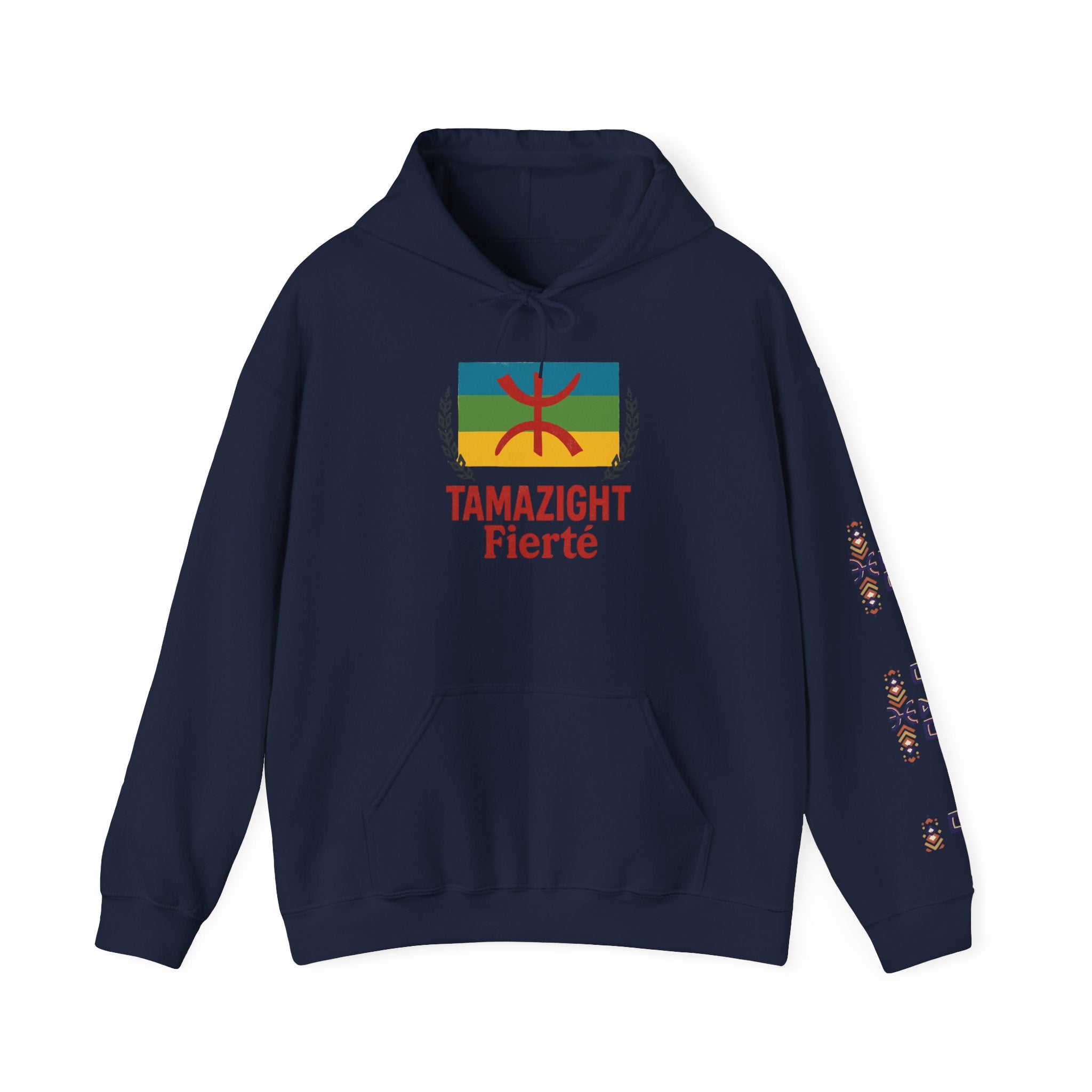 Tamazight Fierté flag hoodie | Tamazight script sweatshirt