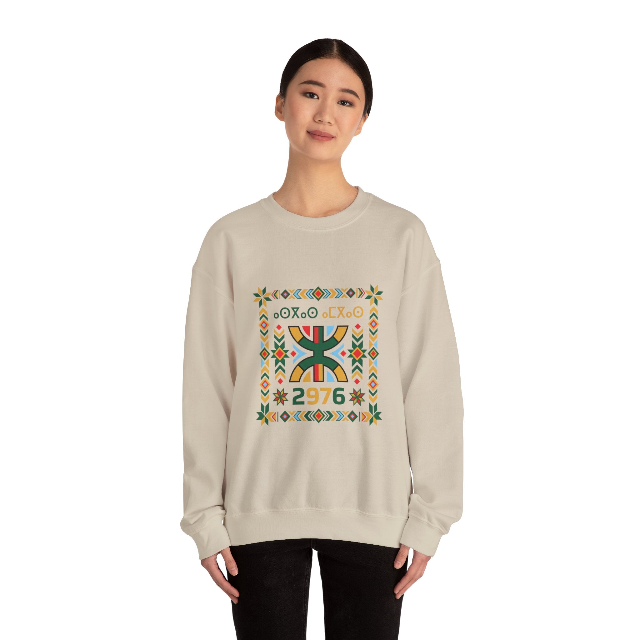 Retro Americana Geometric Crewneck | vintage diner, Route-inspired sweatshirt