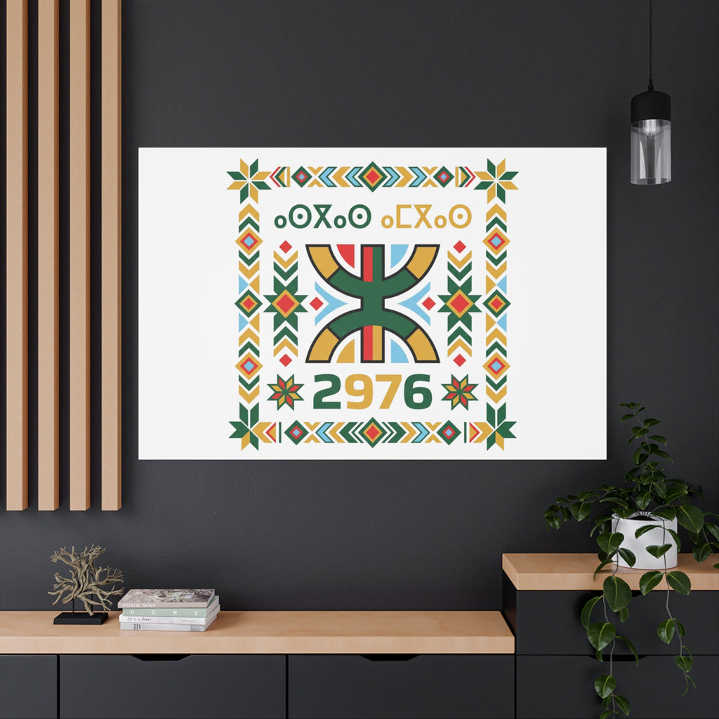 Retro Diner Tile Print Canvas | Vintage Americana, Route-Inspired Neon Menu