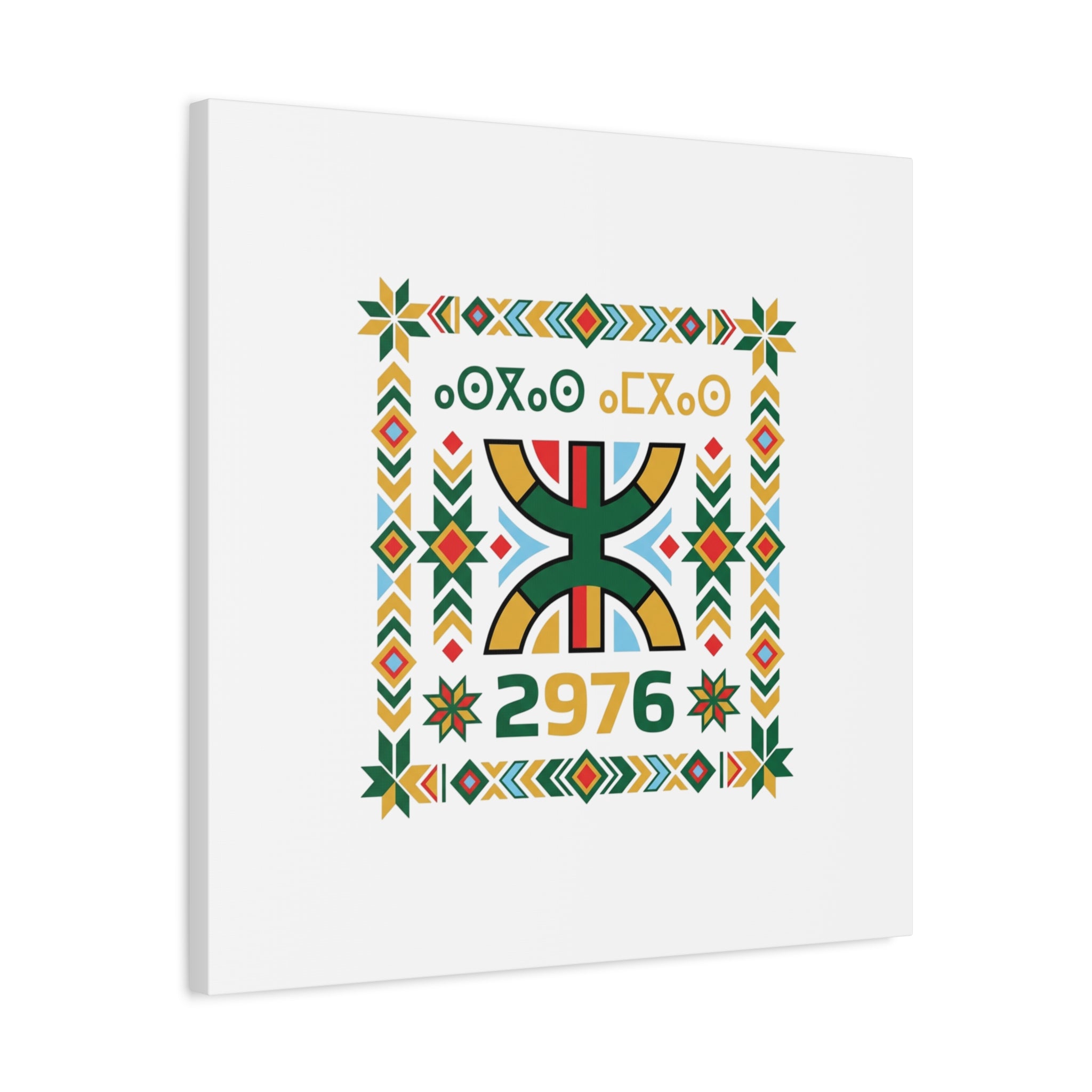 Retro Diner Tile Print Canvas | Vintage Americana, Route-Inspired Neon Menu