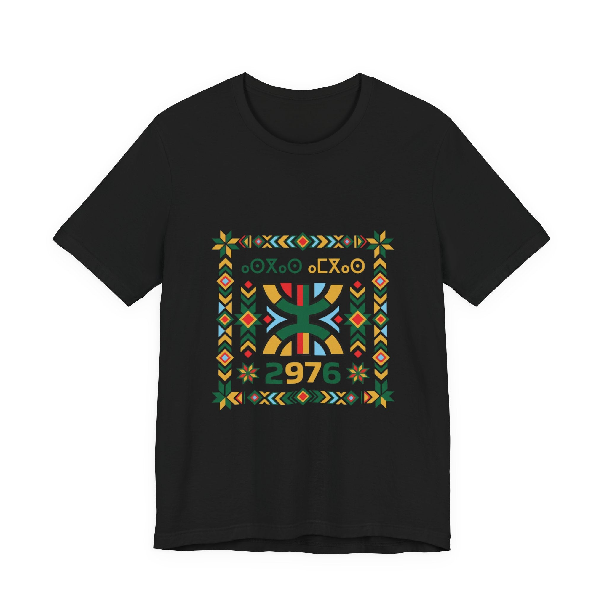 Vintage Americana Geometric Tee | retro diner shirt, Route-inspired design