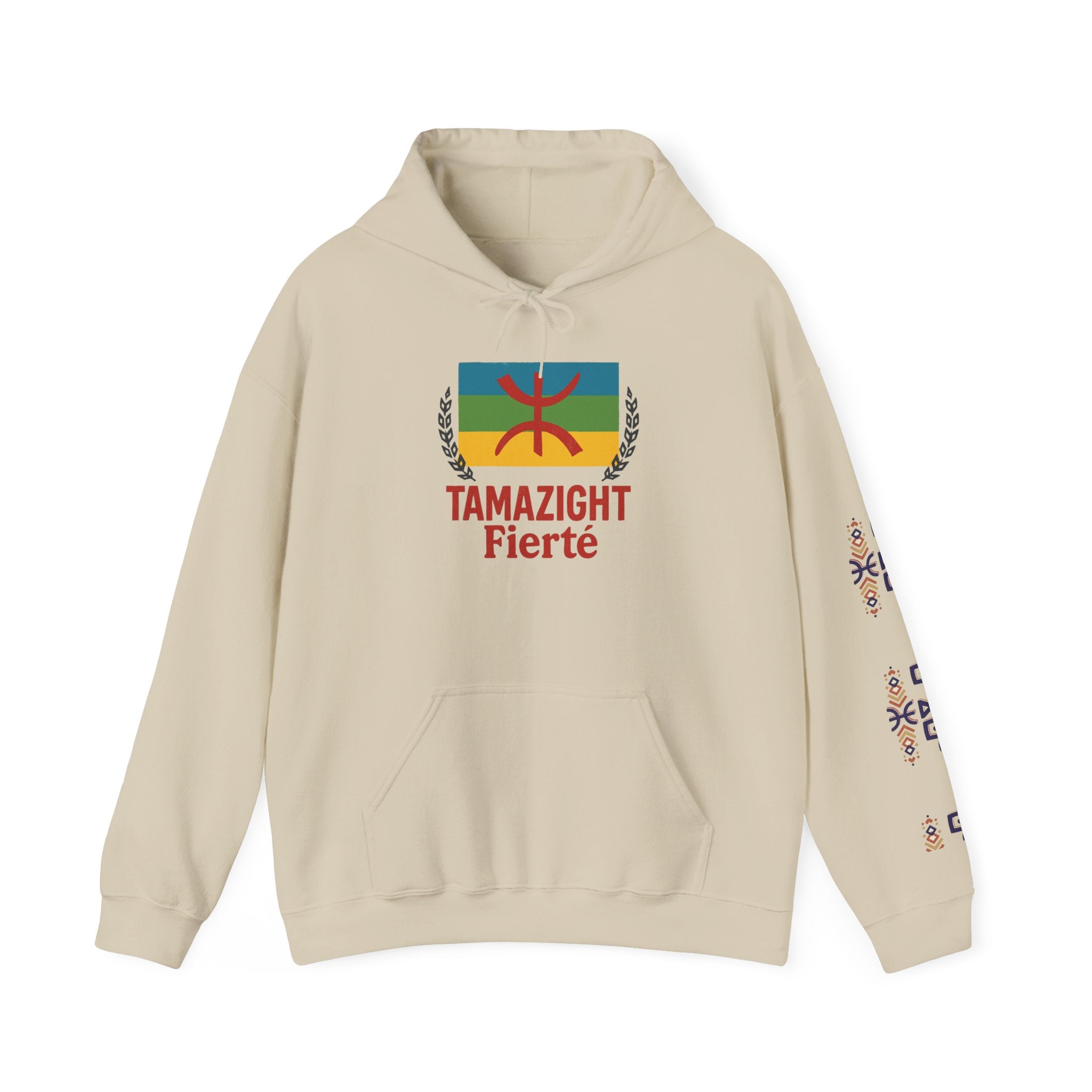 Tamazight Fierté flag hoodie | Tamazight script sweatshirt